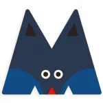 Djeco: Little Big room Állatdekor betű - M - Graphic animal letter
