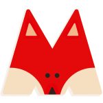 Djeco: Little Big room Állatdekor betű - M - Graphic animal letter