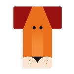 Djeco: Little Big room Állatdekor betű - T - Graphic animal letter