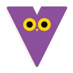 Djeco: Little Big room Állatdekor betű - V - Graphic animal letter