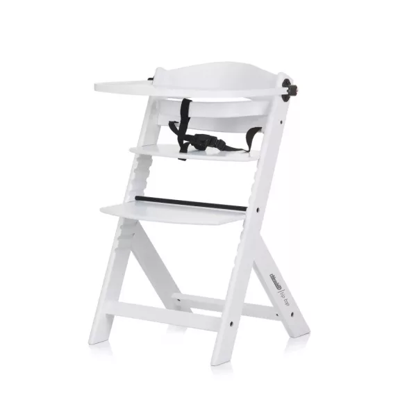 Chipolino Tip Top fa etetőszék 2in1 - White wood Chipolino Tip Top fa etetőszék 2in1 - White wood