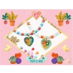 Djeco Ékszerkészítő készlet - Páros szívek - Heart Threading