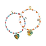 Djeco Ékszerkészítő készlet - Páros szívek - Heart Threading