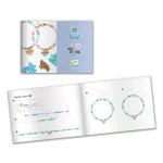 Djeco Ékszerkészítő készlet - Páros szárnyaló szívek - Heart Heishi