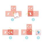 Djeco Rajzsablonok - Leporelos - 3 stencils, 1 image