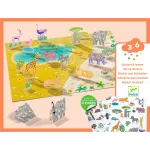 Matricázós sztorik, 3D - Állati élőhelyek - Lift-up stickers - Animals