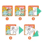 Djeco Meglepetés adagoló színező - Tanya - Coloring dispenser, Farm