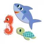 Djeco - Matricák - Tenger lakói - Sea animals