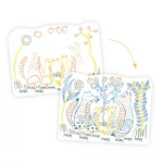 Djeco Meglepetés színező - Erdei állatok - Woodland families