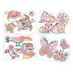 Djeco Meglepetés színező - Vadállatok - Wild families