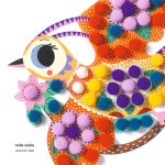 Djeco Pompom-kép készítő - Puha mintázatok