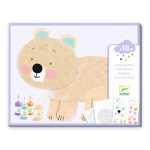 Djeco Ujjfestés - Kisállatkák, matricákkal - Messy fun