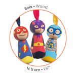 Djeco Ügyességi játék - Ejtőernyős hősök - Parachutists Flying Heroes