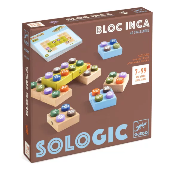 Djeco Logikai játék - Inka piramis - Bloc Inca Djeco Logikai játék - Inka piramis - Bloc Inca