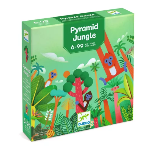 Djeco Társasjáték - Majompiramis - Pyramid Monkey