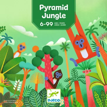 Djeco Társasjáték - Majompiramis - Pyramid Monkey