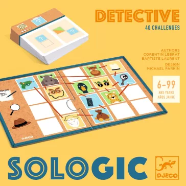 Djeco - Logikai játék - Nyomkövető - Detective