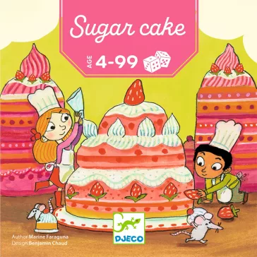 Djeco - Társasjáték - Kockacukor - Sugarcake