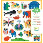 Djeco Matricák - Állatkák mindenhol ! 60 filcmatrica