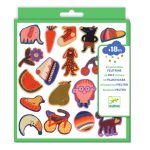 Djeco Matricák - Tréfálkozók! 60 filcmatrica