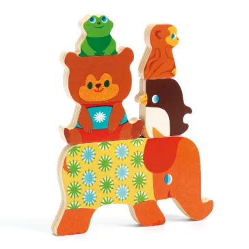 Djeco formaillesztő, formaberakó -  Woodypile