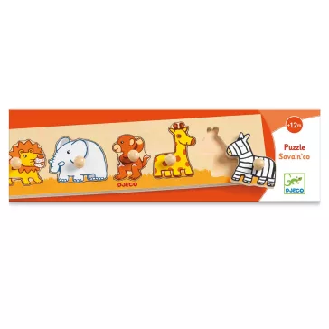 Djeco - Formaillesztő, formaberakó - Szavanna - Savanna