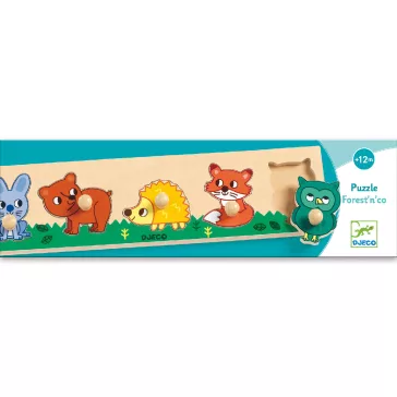   Djeco - Formaillesztő, formaberakó - Erdő lakók - Forest'n'co