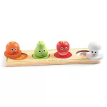 Djeco Formaillesztő, formaberakó - Vega fejecskék - Vegi'n'Co