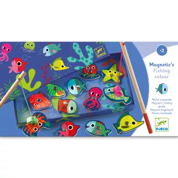   Djeco Horgász játék - Színes horgászat - Coloured fishing