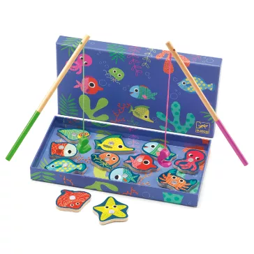   Djeco Horgász játék - Színes horgászat - Coloured fishing