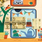 Djeco Ügyesítő játék - Bezár-kinyit - Cabanalock