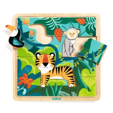 Djeco Képkirakó, puzzle - Dzsungel puzzle