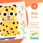 Djeco Kockakirakó - Vadállatok - Wild & Co