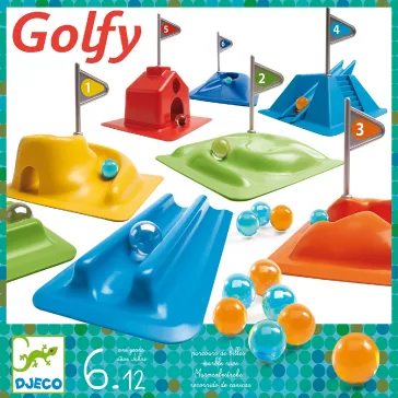 Djeco golf Társasjáték - Golfy - Minigolf
