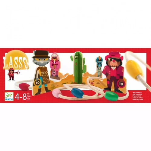Djeco Célba dobó játék - Karikázás - Lasso