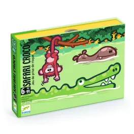 Djeco - Kártyajáték - Krokodil safari - Safari Croco