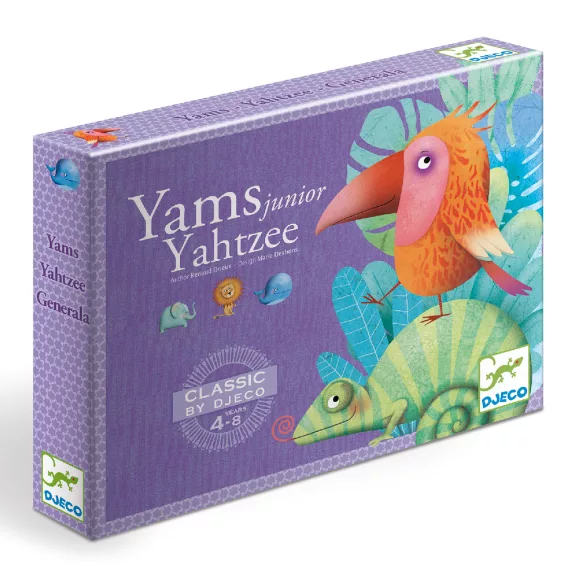 Djeco Társasjáték klasszikus - Junior kockapóker - Yams Djeco Társasjáték klasszikus - Junior kockapóker - Yams