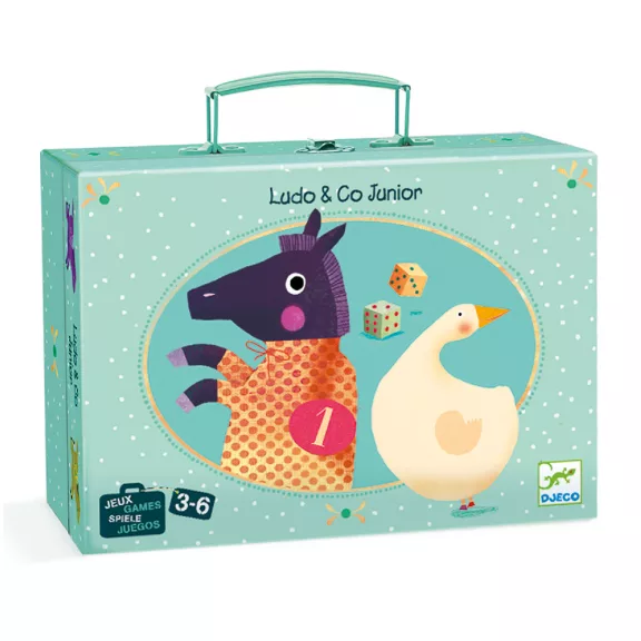 Djeco Társasjáték klasszikus - Ludo & Co Junior Djeco Társasjáték klasszikus - Ludo & Co Junior