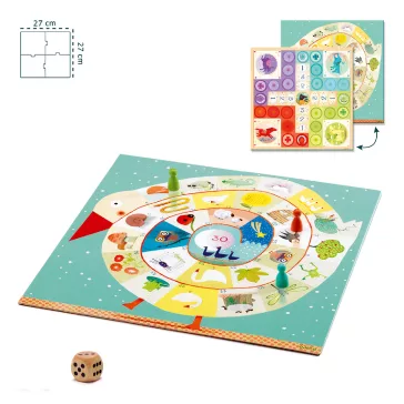 Djeco Társasjáték klasszikus - Ludo & Co Junior