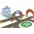 Djeco - CRAZY MOTORS autópálya - Városi úthálózat épület elemekkel - Puzzl'Up City-Giant- 33 pcs