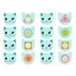 Djeco Greedy cats étkészlet