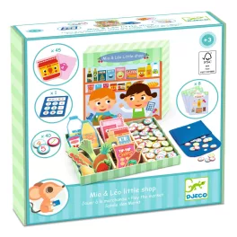   Djeco Szerepjáték - Mia és Leó boltocskája - Mia & Léo little shop
