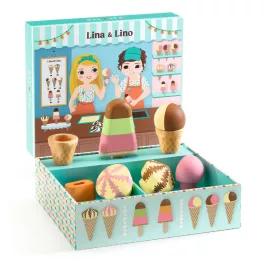   Djeco - Szerepjáték - Lina és Lino fagyizója - Lina and Lino