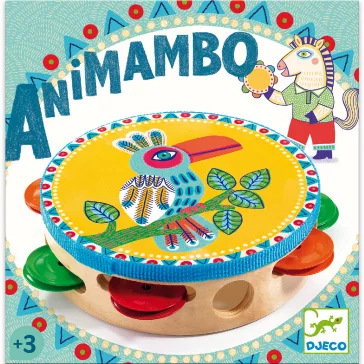 Djeco: Animambo Játékhangszer - Csörgődob - Tambourine