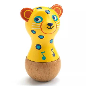   Djeco: Animambo Bébi csörgő - Jaguár marakas - Maracas jaguar