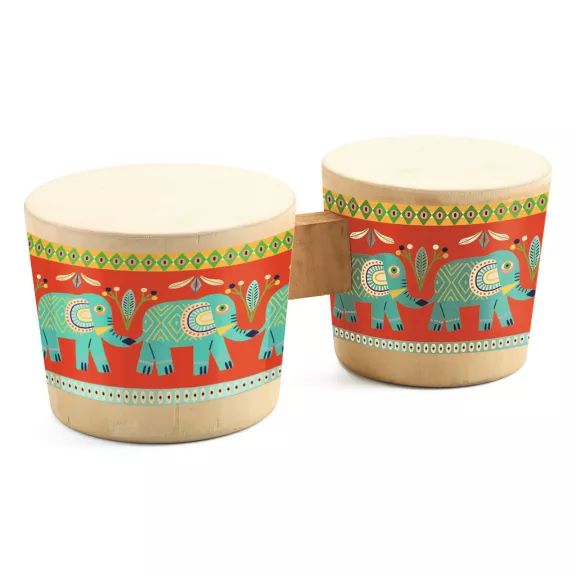 Djeco: Animambo Játékhangszer - Bongo dob - Bongo Djeco: Animambo Játékhangszer - Bongo dob - Bongo