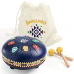 Djeco: Animambo Játékhangszer - Rezgőnyelves acél dob - Metal drum