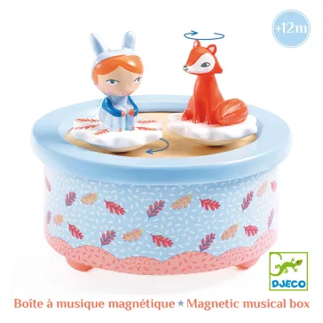 Djeco Mozgó figurás zenedoboz - Fox Melody