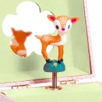 Djeco Zenélő ékszerdoboz - Wood fawn