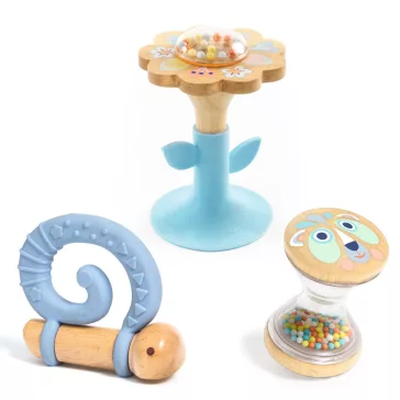   Bébi látogató készlet - Első csörgő készlet - BabyGifti